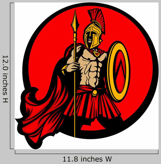 Greek Spartan Emblem Wall Decal