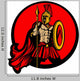 Greek Spartan Emblem Wall Decal