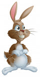 Bunny Rabbit Cartoon Character Wall Decal