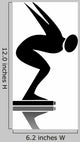 Diver Wall Decal