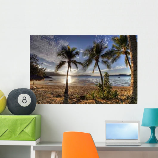 Tropical Island Wall Decal