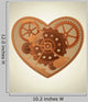 Steampunk Heart Wall Decal