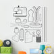 Sewing Tools Wall Decal