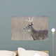 Whitetail Deer Buck Foggy Wall Decal