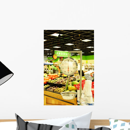 Weight Scale Produce Section Wall Decal