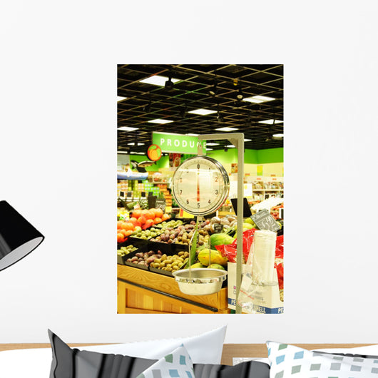 Weight Scale Produce Section Wall Decal