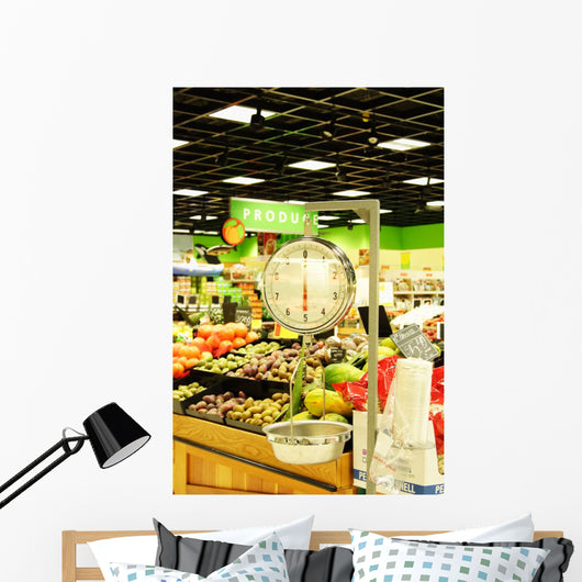 Weight Scale Produce Section Wall Decal