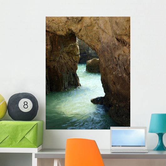 Caves And Colorful Rock Wall Decal