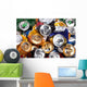 Crumpled Beer Cans Wall Decal