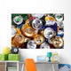 Crumpled Beer Cans Wall Decal