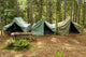 Group Canvas Tents Campground Wall Decal