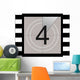 Four Film Countdown Wall Decal