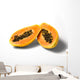 Halved Papaya Wall Decal