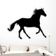 Running Horse Silhouette Wall Decal