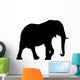 Walking Elephant Silhouette Wall Decal