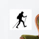 Backpacker Vector Illustration Wall Decal
