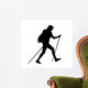 Backpacker Vector Illustration Wall Decal