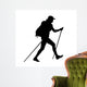 Backpacker Vector Illustration Wall Decal