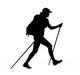 Backpacker Vector Illustration Wall Decal