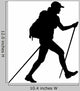 Backpacker Vector Illustration Wall Decal