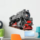 Classic Steam Locomotive White Wall Decal