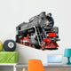 Classic Steam Locomotive White Wall Decal