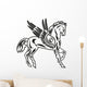 Tribal Pegasus Design Wall Decal