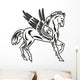 Tribal Pegasus Design Wall Decal