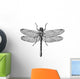 Fig 1 Dragonflies Vintage Wall Decal