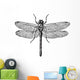 Fig 1 Dragonflies Vintage Wall Decal