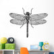 Fig 1 Dragonflies Vintage Wall Decal
