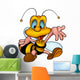 Wasp 19 Smiling Detailed Wall Decal