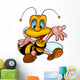Wasp 19 Smiling Detailed Wall Decal