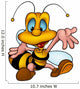 Wasp 19 Smiling Detailed Wall Decal