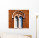 Masonry Arch Window Wall Decal