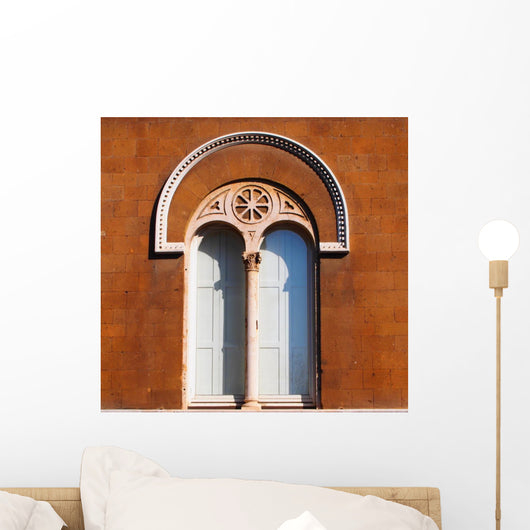 Masonry Arch Window Wall Decal