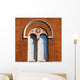 Masonry Arch Window Wall Decal