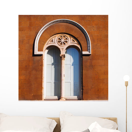 Masonry Arch Window Wall Decal