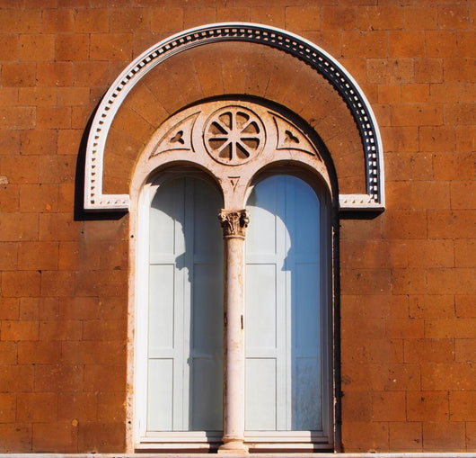 Masonry Arch Window Wall Decal