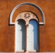Masonry Arch Window Wall Decal