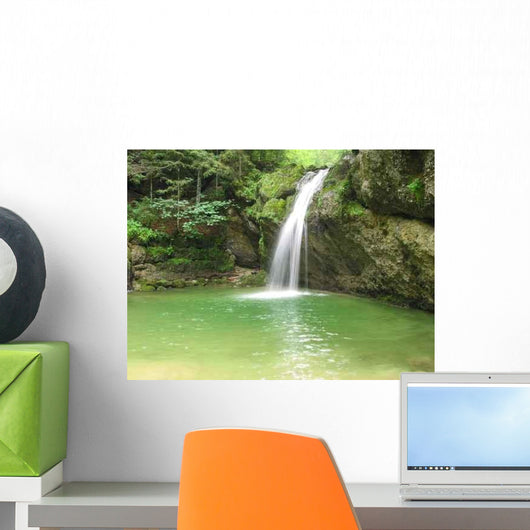 Wasserfall Am Steigbach Wall Decal