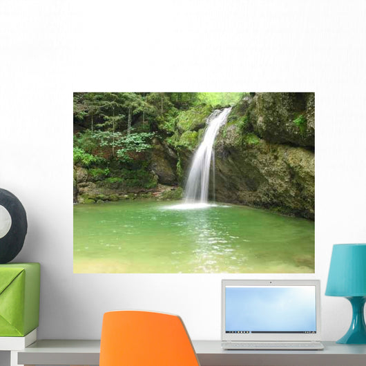 Wasserfall Am Steigbach Wall Decal