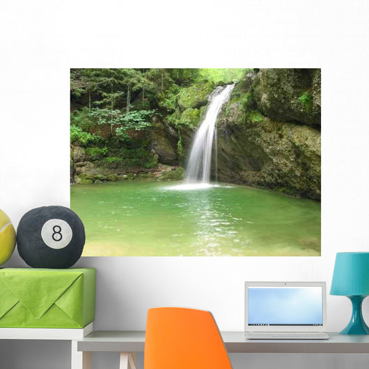 Wasserfall Am Steigbach Wall Decal