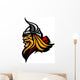 Viking Mascot Vector Profile Wall Decal