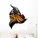 Viking Mascot Vector Profile Wall Decal