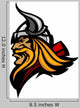 Viking Mascot Vector Profile Wall Decal