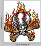 Softball Baseball Skull And Bats Wall Decal