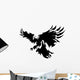 Eagle Mascot Flying Wings Wall Decal
