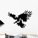 Eagle Mascot Flying Wings Wall Decal