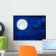 Night Sky And Moon Wall Decal